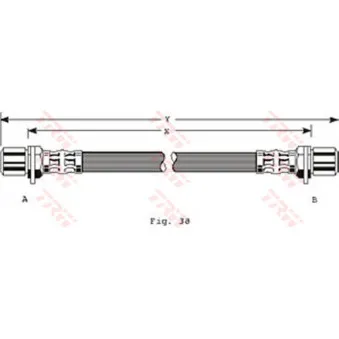 Flexible de frein TRW PHA234