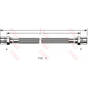 Flexible de frein TRW PHA329