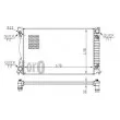 Radiateur, refroidissement du moteur ABAKUS 003-017-0037-B - Visuel 3