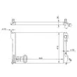 Radiateur, refroidissement du moteur ABAKUS 009-017-0014 - Visuel 3