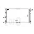 Radiateur, refroidissement du moteur ABAKUS 011-017-0002 - Visuel 3