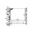 Radiateur, refroidissement du moteur ABAKUS 016-017-0009 - Visuel 3