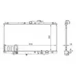 Radiateur, refroidissement du moteur ABAKUS 018-017-0017 - Visuel 3