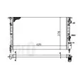 Radiateur, refroidissement du moteur ABAKUS 042-017-0011 - Visuel 3