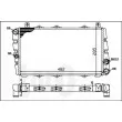 Radiateur, refroidissement du moteur ABAKUS 048-017-0001 - Visuel 3