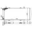 Radiateur, refroidissement du moteur ABAKUS 048-017-0002 - Visuel 2