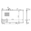 Radiateur, refroidissement du moteur ABAKUS 051-017-0007-B - Visuel 2