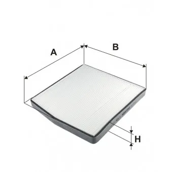 Filtre, air de l'habitacle FILTRON K 1126