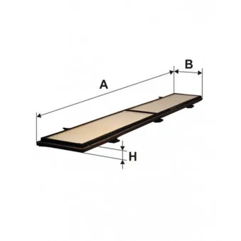 Filtre, air de l'habitacle FILTRON