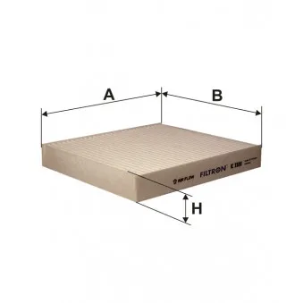 Filtre, air de l'habitacle FILTRON K 1181
