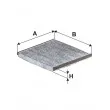 Filtre, air de l'habitacle FILTRON K 1183A - Visuel 1