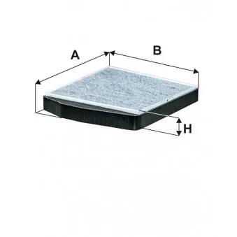 Filtre, air de l'habitacle FILTRON K 1226A