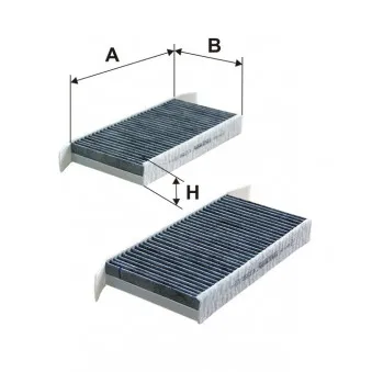 Filtre, air de l'habitacle FILTRON