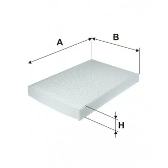 Filtre, air de l'habitacle FILTRON