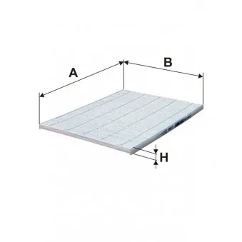 Filtre, air de l'habitacle FILTRON