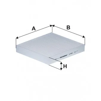 Filtre, air de l'habitacle FILTRON K 1414