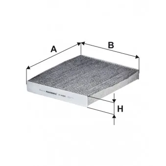 Filtre, air de l'habitacle FILTRON K 1418A