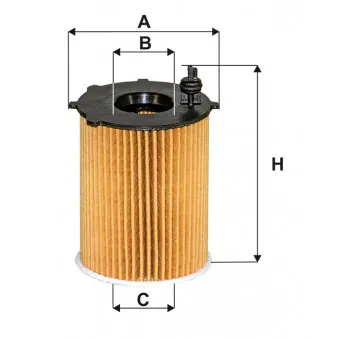 Filtre à huile FILTRON OE 667/1A