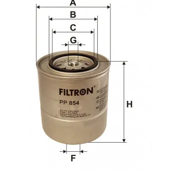 Filtre à carburant FILTRON