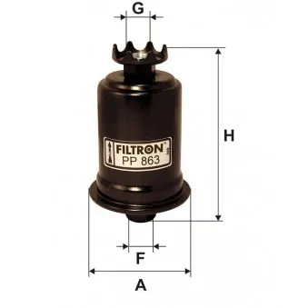 Filtre à carburant FILTRON