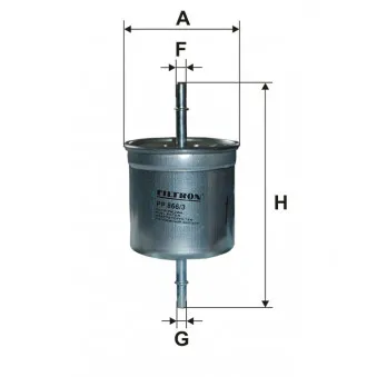 Filtre à carburant FILTRON PP 866/3