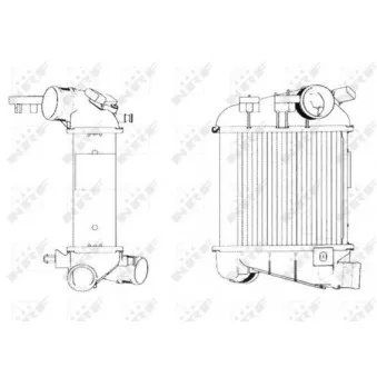 Intercooler, échangeur NRF 30770