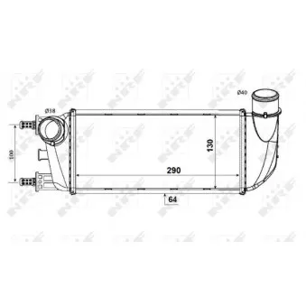 Intercooler, échangeur NRF 30773