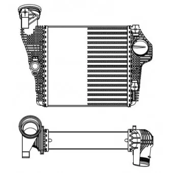 Intercooler, échangeur NRF 309025