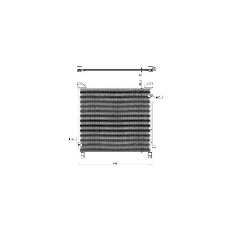 Condenseur, climatisation NRF 350499