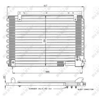 Condenseur, climatisation NRF 35191