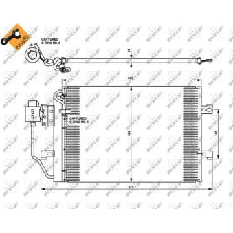 Condenseur, climatisation NRF 35309