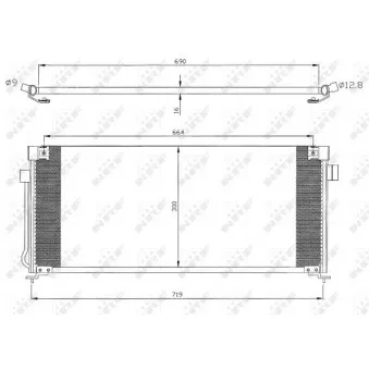 Condenseur, climatisation NRF 35324