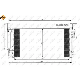 Condenseur, climatisation NRF