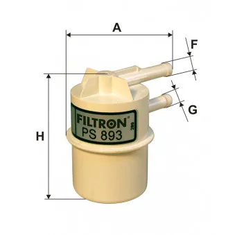 Filtre à carburant FILTRON PS 893