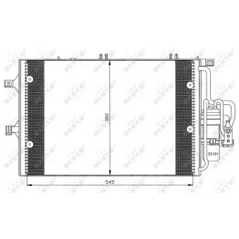 Condenseur, climatisation NRF 35529