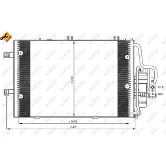 Condenseur, climatisation NRF 35530