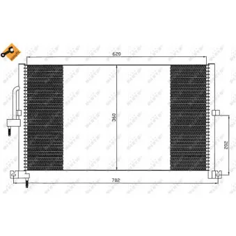 Condenseur, climatisation NRF 35603