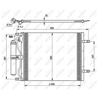 Condenseur, climatisation NRF 35784