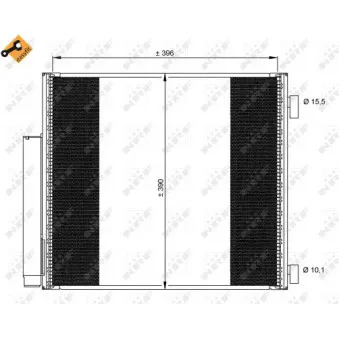 Condenseur, climatisation NRF 35859