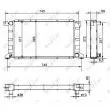 Radiateur, refroidissement du moteur NRF 52034 - Visuel 2