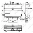 Radiateur, refroidissement du moteur NRF 52047 - Visuel 1