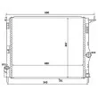 Radiateur, refroidissement du moteur NRF 53069A - Visuel 1