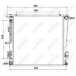Radiateur, refroidissement du moteur NRF 53163 - Visuel 2