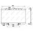 Radiateur, refroidissement du moteur NRF 53184 - Visuel 1