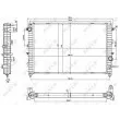 Radiateur, refroidissement du moteur NRF 53197 - Visuel 2