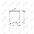 Radiateur, refroidissement du moteur NRF 53571 - Visuel 1