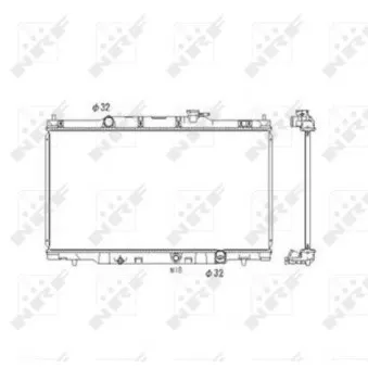 Radiateur, refroidissement du moteur NRF