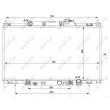 Radiateur, refroidissement du moteur NRF 53574 - Visuel 2