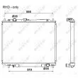 Radiateur, refroidissement du moteur NRF 53666 - Visuel 2