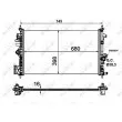 Radiateur, refroidissement du moteur NRF 53773 - Visuel 1